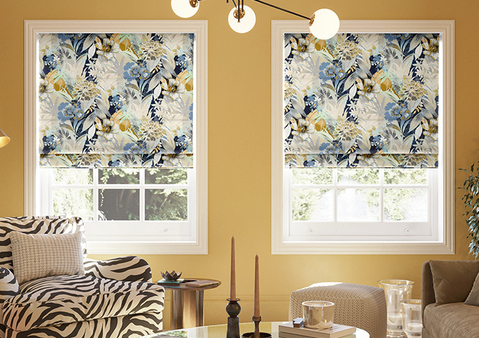 Bali, Navy - Roman Blind - Image 3